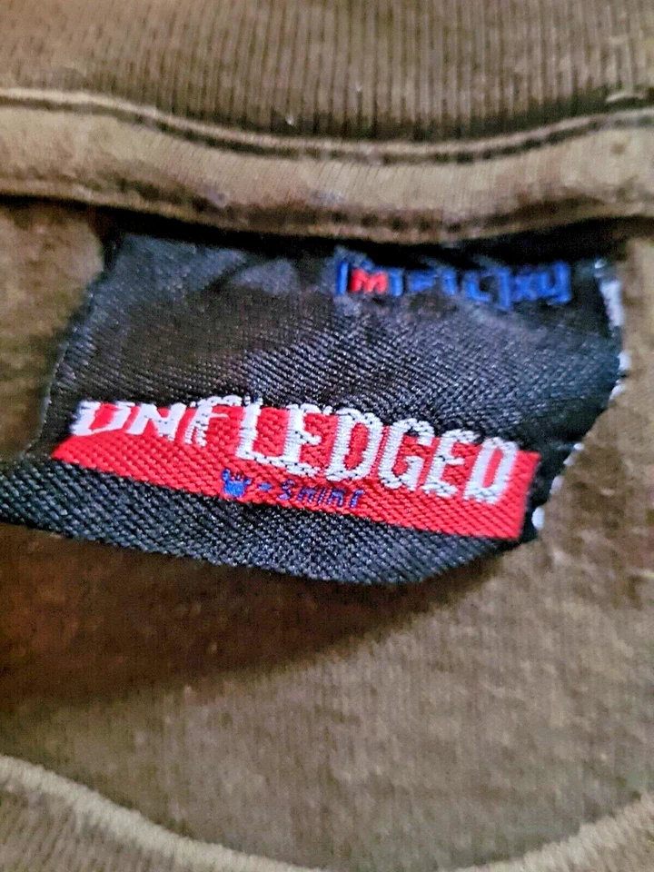 Unfledged t-shirt God's busy, can i help you? 2000s - Image 3 of 4