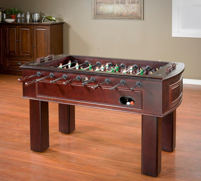 New American Heritage Carlyle 2 5 Foosball Table Brown