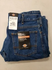 Dickies Men's Regular Fit 5-Pocket Straight Leg Work Jean Size 34x34- NEW TAGS