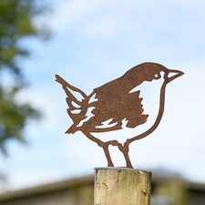 New Wren Rustic Steel Fence Topper