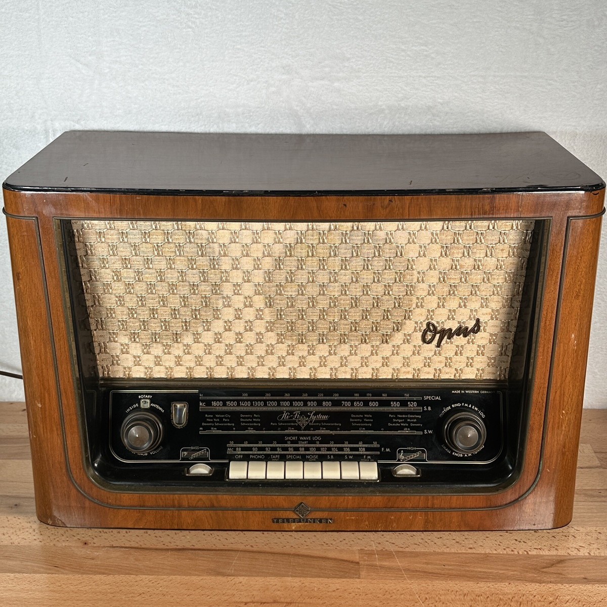 Telefunken OPUS 55 Hifi-System Broadcast Receiver - Western