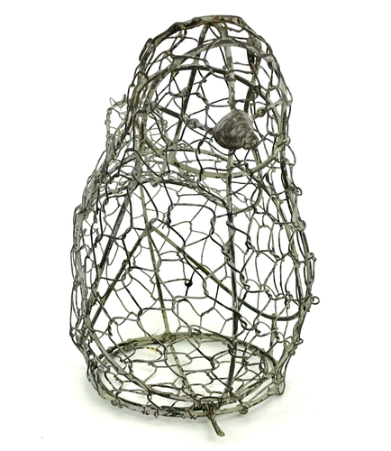 Rustic Primitive Chicken Wire Bird Potpourri Holder Farmhouse Country Decor - Picture 5 of 8
