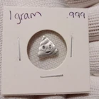 Lot Of 3-1g  .999 Fine Silver Emoji Poo Poop