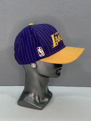 Vintage LA Lakers Sports Specialties Pinstripe Script Wool