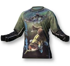 Angel Jersey Angel Trikot Angelbekleidug Zander Fishing  Angel Shirt