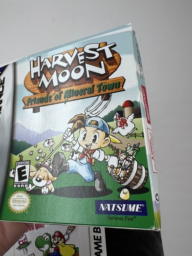 Harvest Moon: Friends of Mineral Town GBA No Manual Authentic Tested Reg Card - Picture 6 of 24