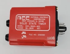 National Controls CKK-3600-462 NCC Solid State Timer CKK3600462