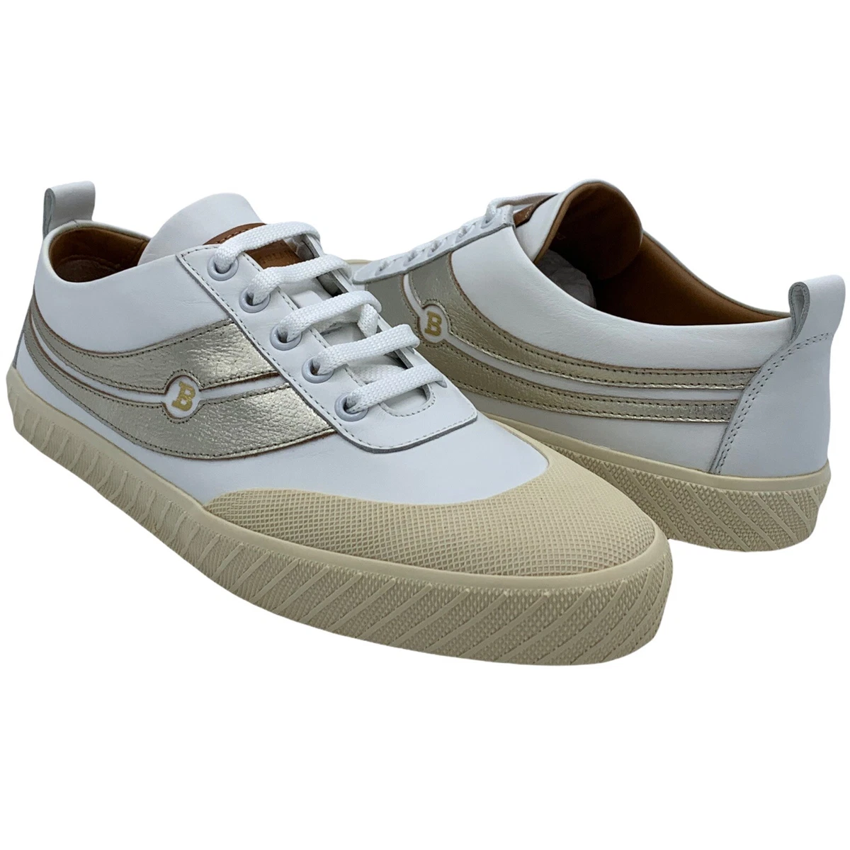 BALLY WOMEN SNEAKERS SHENNON/102 0300 WHITE CALF PLAIN STYLE 6225476