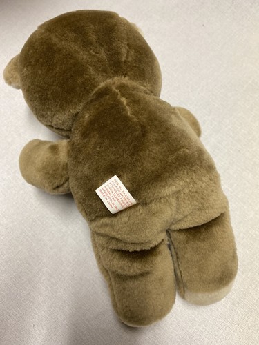 11” VINTAGE ANIMAL FAIR BROWN TEDDY BEAR STUFFED ANIMAL PLUSH TOY - Picture 7 of 9