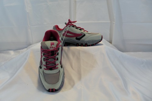 Fila Women's Reminder Trail Shoes - Tan/Pink/Black - Size 7.5 - 第 2/3 張圖片