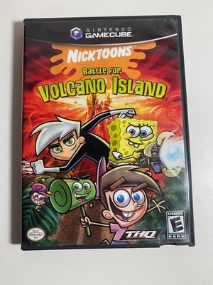 Nintendo Game Cube Nick Toons Battle For Volcano Island Case Only