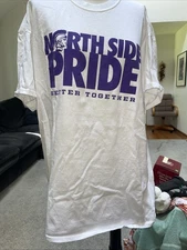 Port and Company  North Side Pride White Short Sleeve T Shirt Size XL