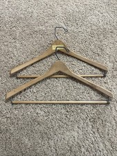 Lot of 2 Vintage Wooden Hangers  Batts - Grand Rapids, MI  17  