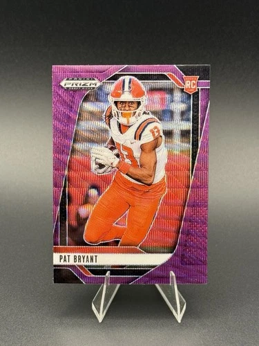 2025 Panini Prizm Draft Picks Football Purple Wave Pat Bryant #35