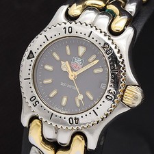 Tag Heuer S95 208M QZ Black Dial Women's Watch Stainless Steel Strap