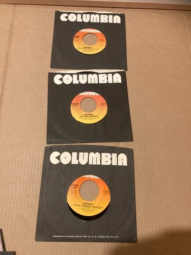 Journey, 45 Vinyl Record Lot Of 3, original owner when you're alone,just thesame