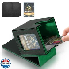 Jaffzora Deck Box for MTG Commander, Magnetic Card Display Case, TCG Card Sto