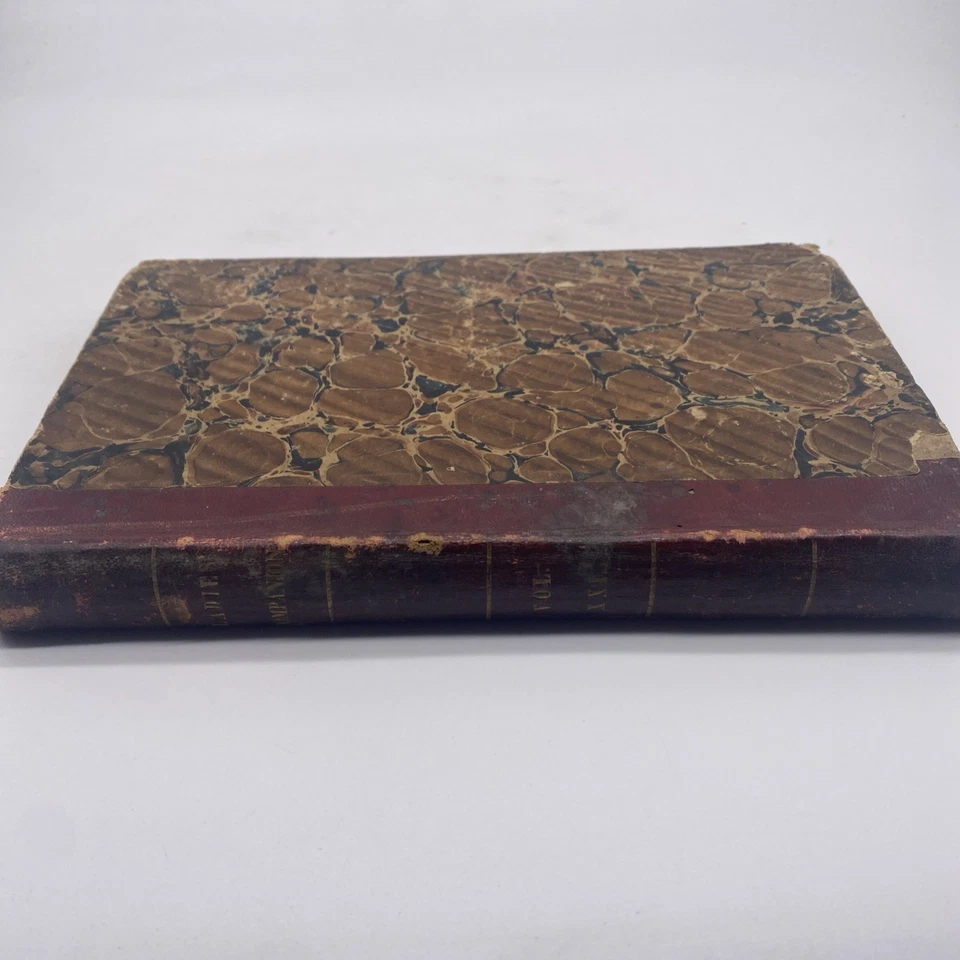 1844 Ladies Companion Magazine And Literary Expositor Bound Volume Illustrated - Image 3 of 4