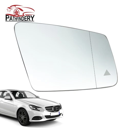 RH For Benz W176 W204 W212 Side Right Passenger Mirror Glass W/Blind Spot Heat