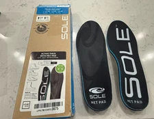 Sole Active Thick Insoles With Met Pad  Mens Sz 09 Womens Sz 11