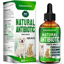 Natural Antibiotics for Dogs  Cats - Allergy, UTI, Kennel Cough Relief - 2oz