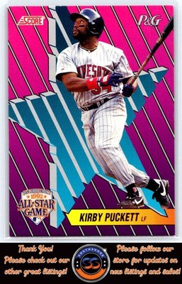 Kirby Puckett 1992 Score Procter & Gamble #6 Minnesota Twins