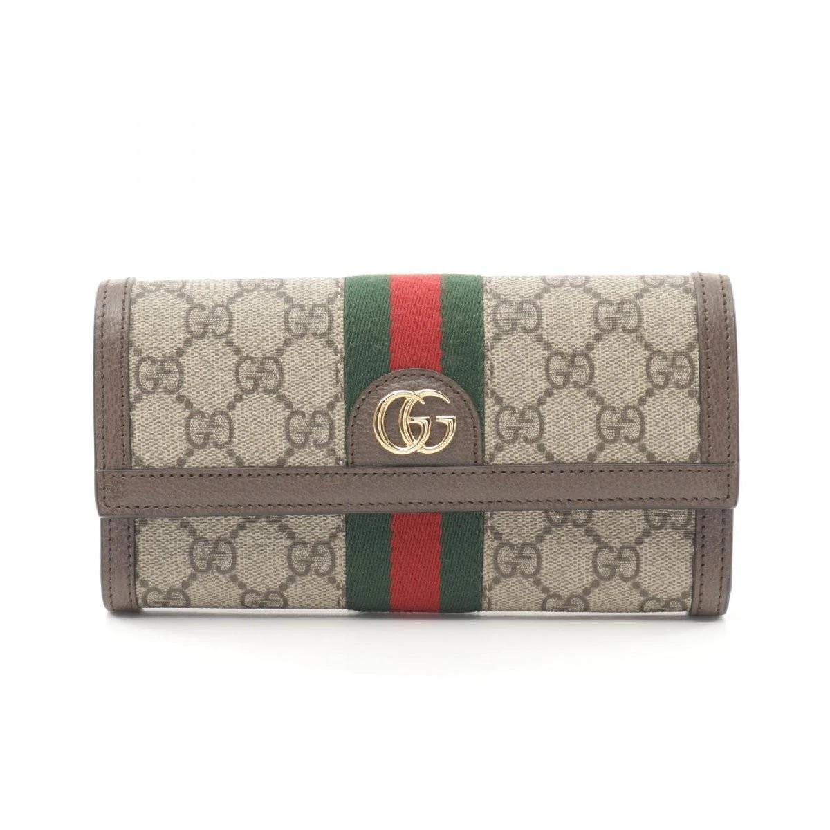 Portefeuille Gucci Offidia GG Supreme Continental marque GUCCI PVC toile enduite bi