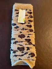 New Capelli New York Over The Knee Leg Warmers One Size Leopard Print