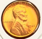1945-P Lincoln Wheat Cent Penny GEM RED BU From an Original Bank Roll