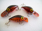 3 PRE RAPALA STORM LURES 2 WIGGLE WARTS & A FATSO IN V37 — photo 1