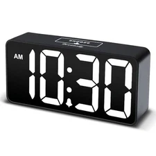Dreamsky Small Digital Alarm Clock For Bederoom, Large Big Numbers Dis
