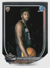 2025-26 Bowman Chrome ~ #BCV-13 Derik Queen ~ New Orleans Pelicans RC!!! ROOKIE!
