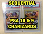 2022 POKEMON LOST ORIGIN TG03 CHARIZARD VMAX Climax 187 PSA 10 PSA 9 Sequential