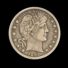 1892-S Barber Half Dollar San Francisco US Mint American Specie, Fine Condition