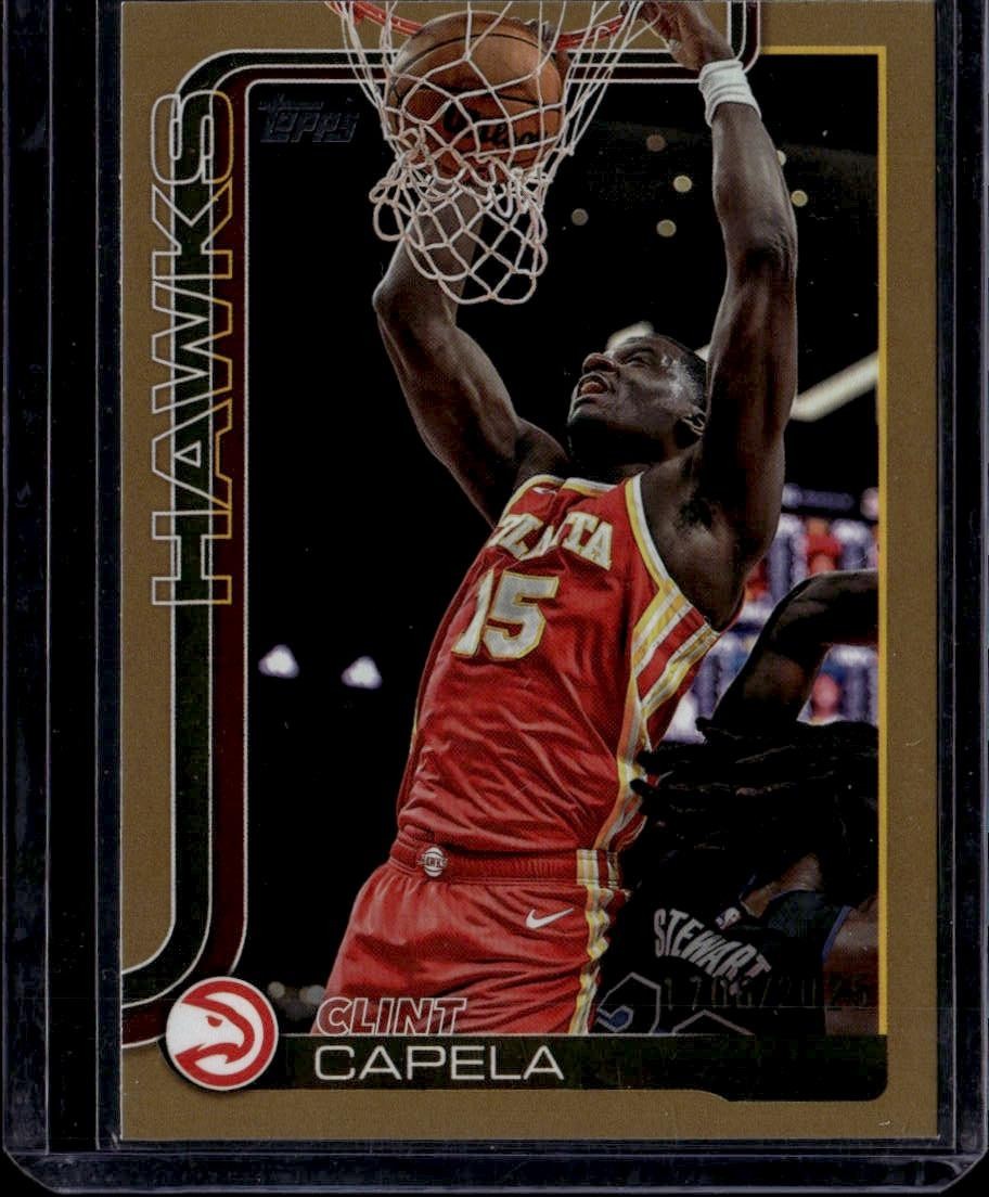 Clint Capela 2025-26 Topps Atlanta Hawks #/2025 Gold