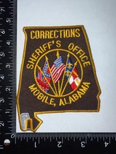 Mobile Alabama AL Sheriff’s Office Corrections Police Shoulder Patch Obsolete