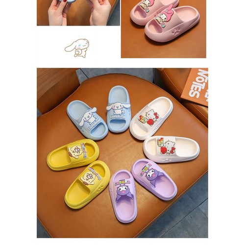 Cinnamoroll Big Smile Slides – Light Blue Eva Sandals Women 5.5–6 - 第 5/6 張圖片