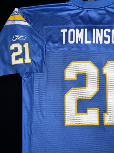 Reebok San Diego Chargers Ladainian Tomlinson Jersey Adult Large Powder Blue Men - Picture 3 of 6