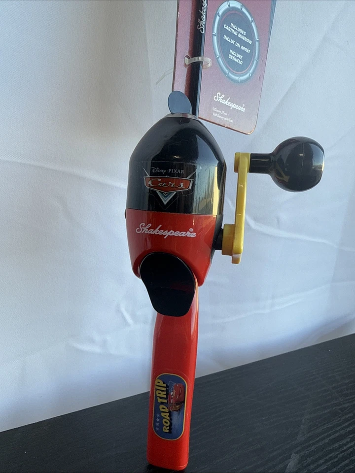 Shakespeare Disney Fishing Rod & Reel Combo Kid's Pixar Cars NWT - Image 2 of 4