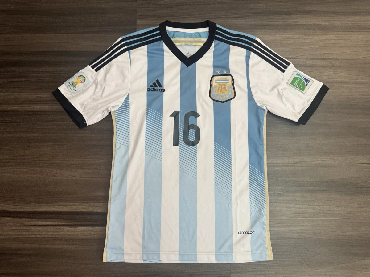 Maillot Argentine floqué Kun Aguero (Coupe du Monde 2014