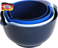 RüHrschüSsel Set 4-Teilig Bpa-Frei Anti-Rutsch SpüLmaschinenfest FüR Backen