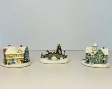 Tiny Tidings Thomas Kinkade Hawthorne Village Miniature Christmas Houses