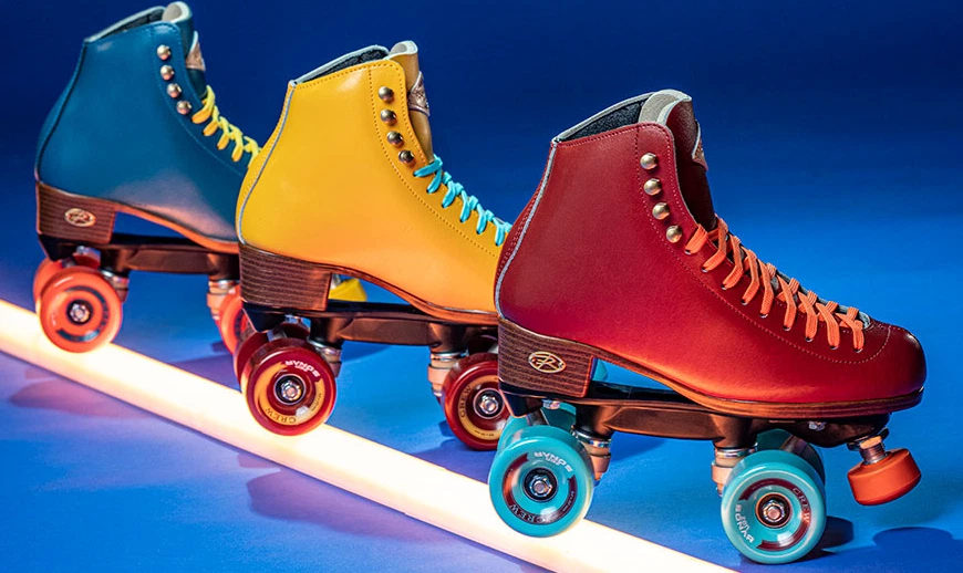 Patines Riedell Crew Exterior Hombre Mujer - Cuero Premium - Envío Gratis Foto 4 de 4