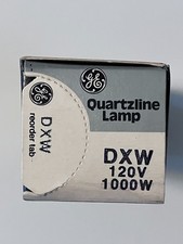GE Projector Lamp DXW 120V 1000W Quartzline replacement bulb