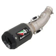 Titanium Exhaust Tips Muffler Middle Link Pipe For CF-Moto 450SS 450NK 2022-2025