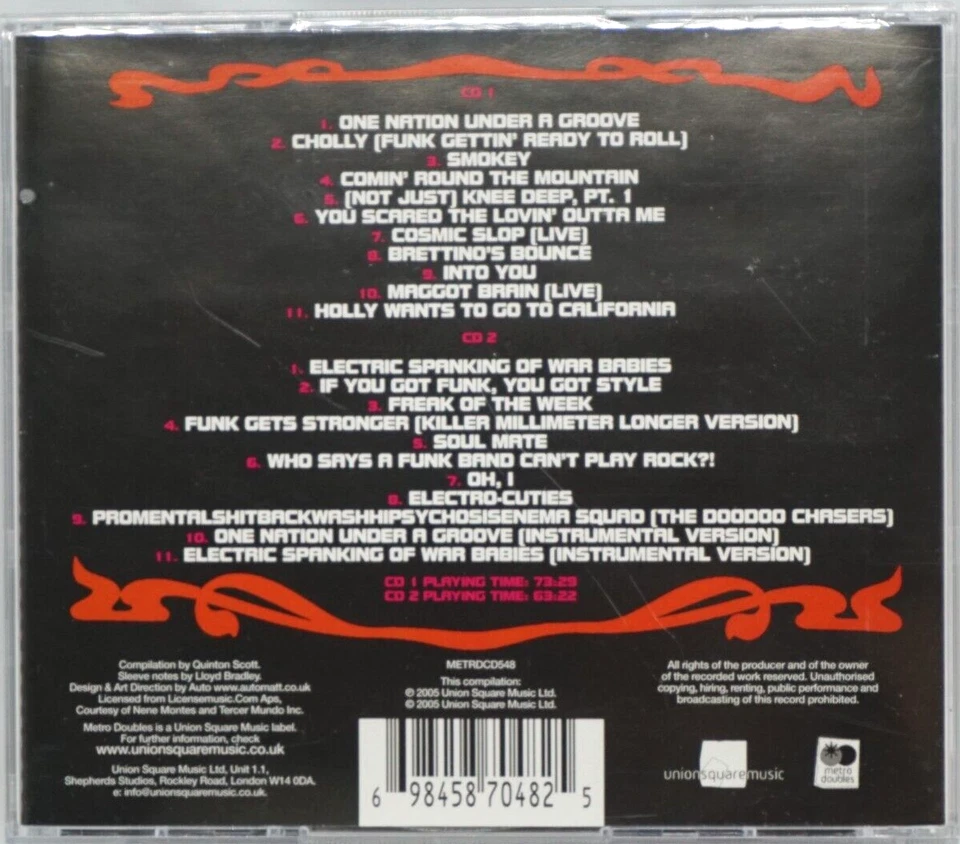 FUNKADELIC : DEFINITIVE FUNKADELIC 1976-1981  2CD ALBUM (EU 2005 PRESS) - Image 2 of 4