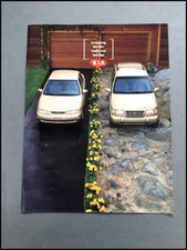 1997 Kia Sephia And Sportage Original Car Sales Brochure Catalog