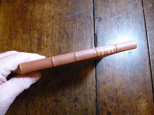 1929 ANDRE MAUROIS JOURNAL DE VACANCES NICE LEATHER BINDING LIMITED EDITION - Imagen 2 de 5