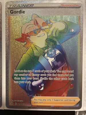 pokemon trainer cards full art rainbow