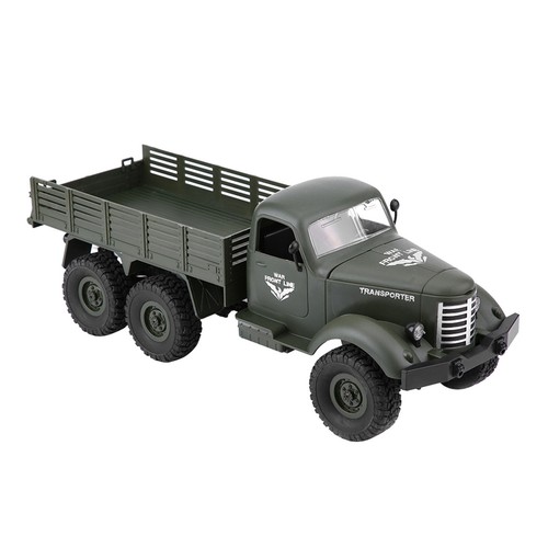Camión militar con rastreo todoterreno JJRC escala 1:16 coche de radiocontrol 6x4 2,4 GHz - Imagen 9 de 12